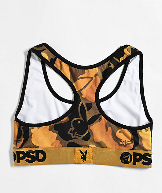 PSD x Playboy Silk Gold Sports Bra
