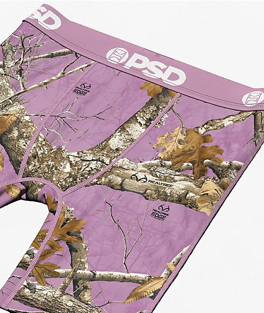 PSD x Realtree EDGE Kids Purple Camo Boxer Briefs
