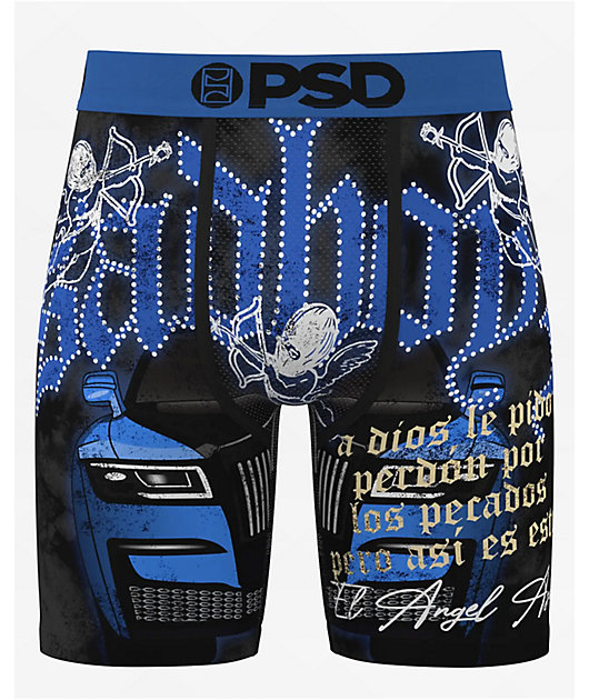PSD x SAD BOYZ by Junior H Azul Angel Boxer Briefs