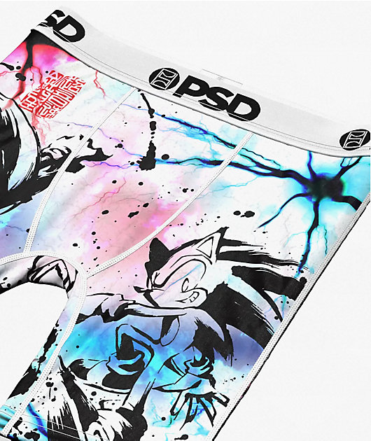 PSD x Sonic The Hedgehog Kids Super Hedgehogs White Boxer Briefs