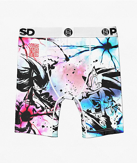 PSD x Sonic The Hedgehog Kids Super Hedgehogs White Boxer Briefs