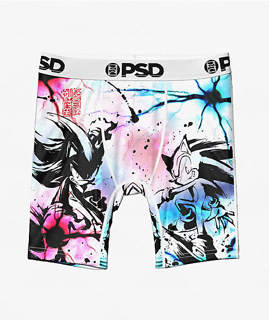 PSD x Sonic The Hedgehog Kids Super Hedgehogs White Boxer Briefs