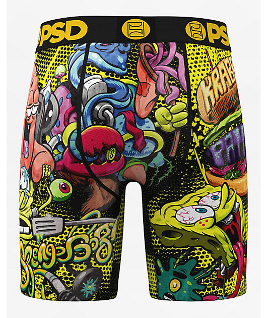 PSD x SpongeBob SquarePants Krabby Patty Boxer Briefs | Zumiez