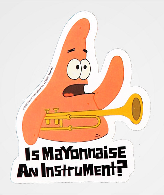 PSD x SpongeBob SquarePants Patrick Instrument pegatina