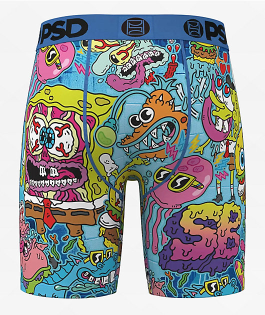 PSD x SpongeBob Squarepants Punk Blue Boxer Briefs