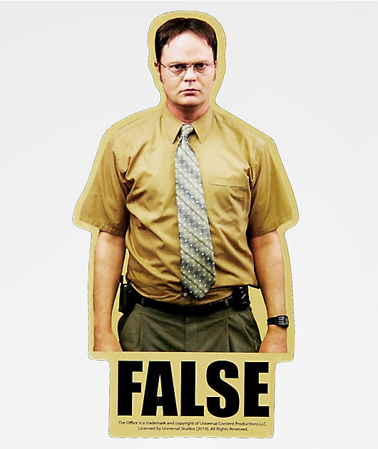 PSD x The Office Dwight False Sticker