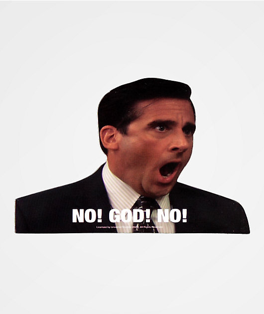 PSD x The Office No God No Sticker