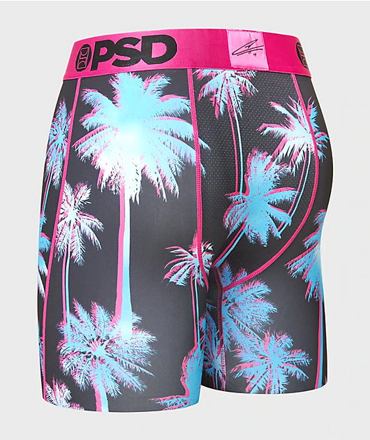 PSD x Tyler Herro Dark Palms calzoncillos bóxer negros
