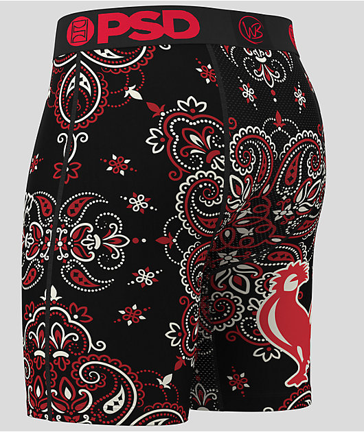 PSD x Whiskey Bent Rooster Black Boxers