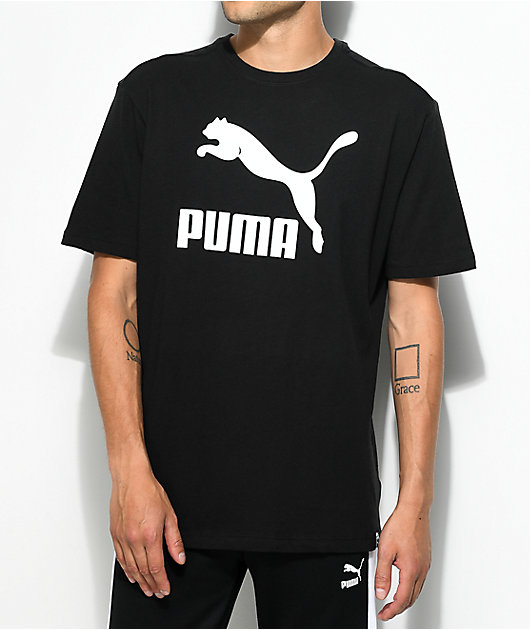 camiseta negra puma