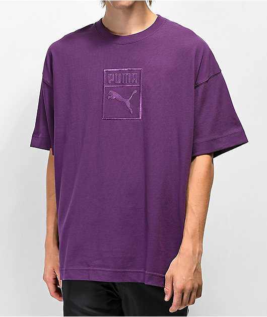 PUMA Downtown Purple T-Shirt | Zumiez