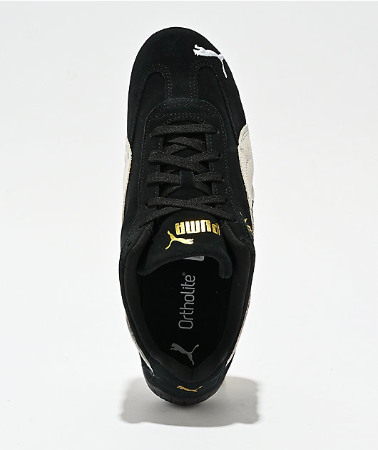 PUMA Men's Speedcat OG Black & White Shoes | Zumiez
