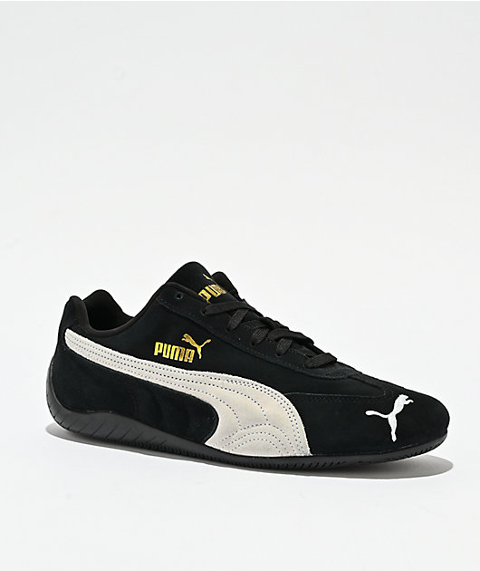 PUMA Men's Speedcat OG Black & White Shoes | Zumiez