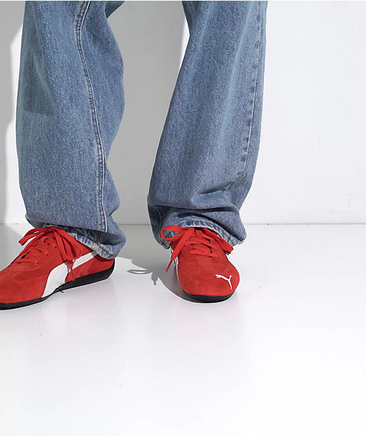 PUMA Men's Speedcat OG For All Time Red & White Shoes video