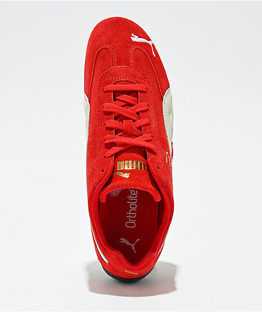 PUMA Men's Speedcat OG For All Time Red & White Shoes | Zumiez