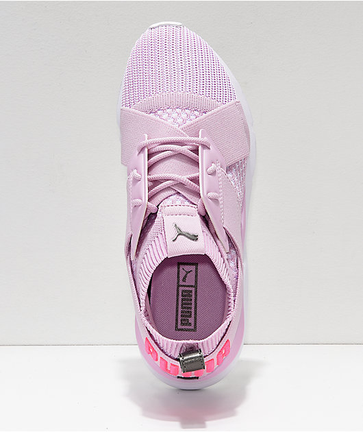 PUMA Muse Winsome Orchid Pink & White Shoes