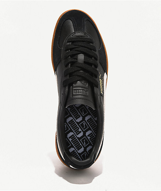PUMA Palermo Black, Feather Gray & Gum Shoes