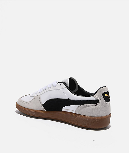 PUMA Palermo White, Vapor Gray & Gum Shoes | Zumiez