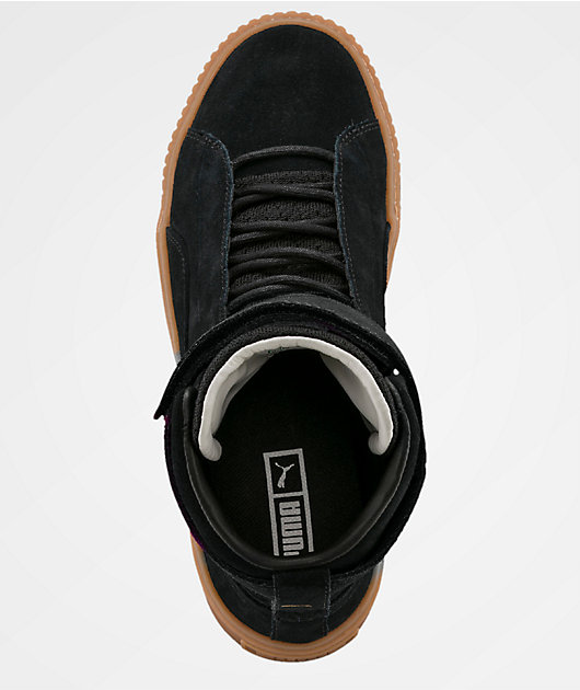 puma platform mid ow black