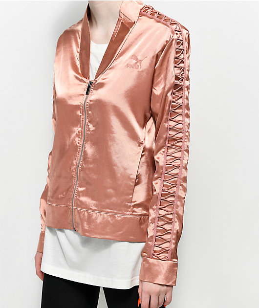 puma satin lux t7 jacket