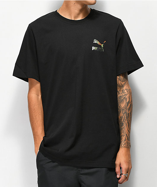 camiseta puma negra