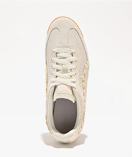 PUMA Women's Arizona Lace Warm White & Caramel Latte Shoes