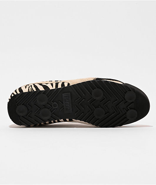 PUMA Women's Arizona Zebra White & Black Shoes