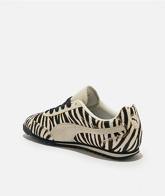 PUMA Women's Arizona Zebra White & Black Shoes