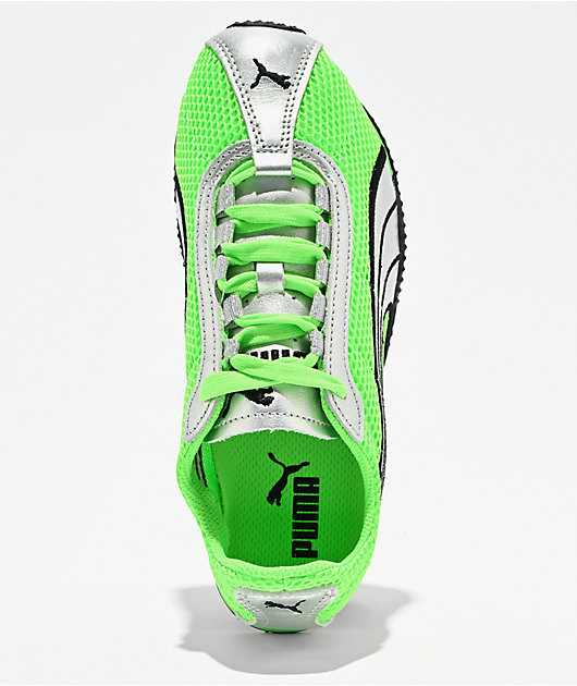 PUMA Women's H-Street OG Fizzy Green & Silver Shoes | Zumiez