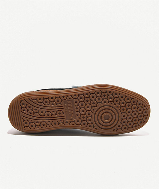 PUMA Women's Palermo White, Vapor Gray & Gum Shoes