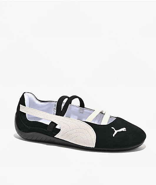 PUMA Women's Speedcat Ballet Black & White Shoes | Zumiez