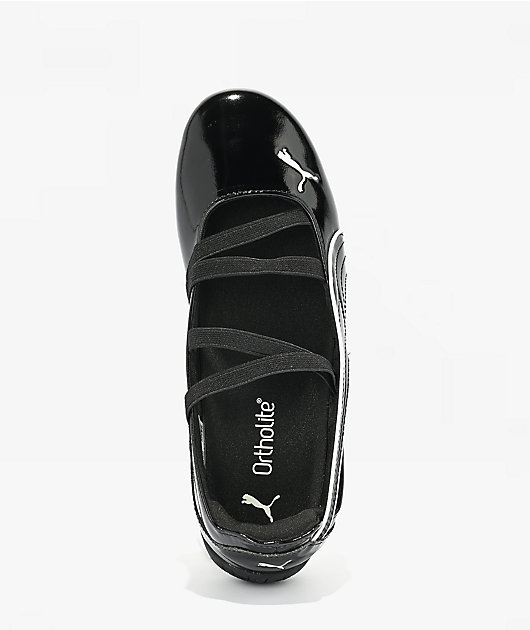PUMA Women's Speedcat Ballet Glossy Black Shoes