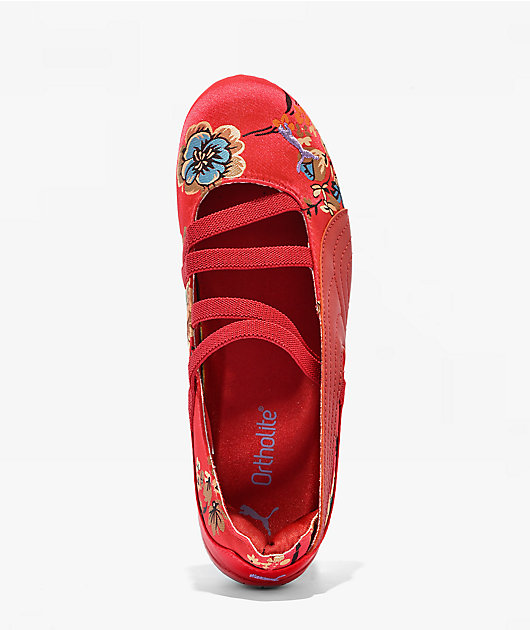 PUMA Women's Speedcat Ballet Silky Red Shoes