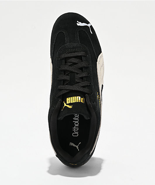 PUMA Women's Speedcat OG Black & White Shoes | Zumiez