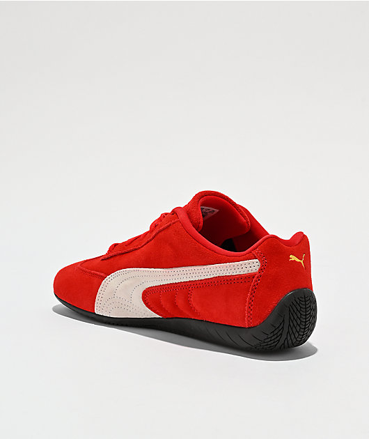 PUMA Women's Speedcat OG For All Time Red & White Shoes | Zumiez