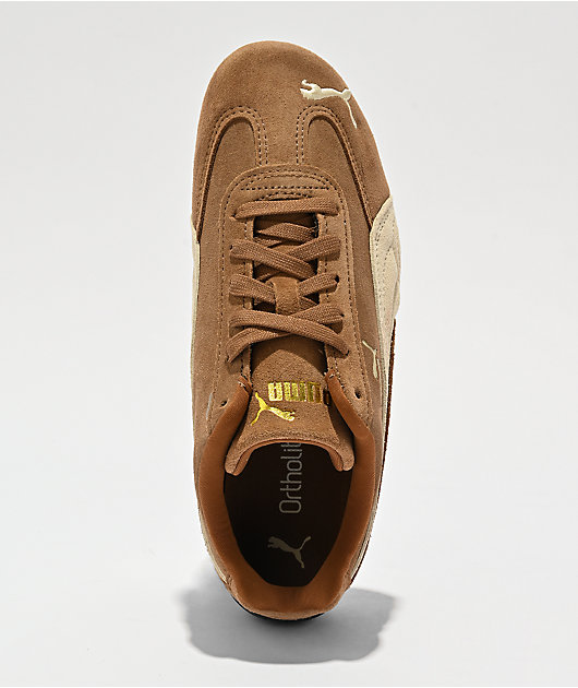 PUMA Women's Speedcat OG Haute Coffee & Frosted Ivory Shoes | Zumiez