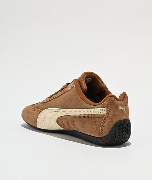 PUMA Women's Speedcat OG Haute Coffee & Frosted Ivory Shoes | Zumiez