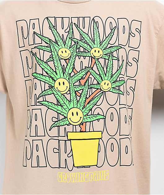 Packwoods x Smiley Smiley Tan T-Shirt