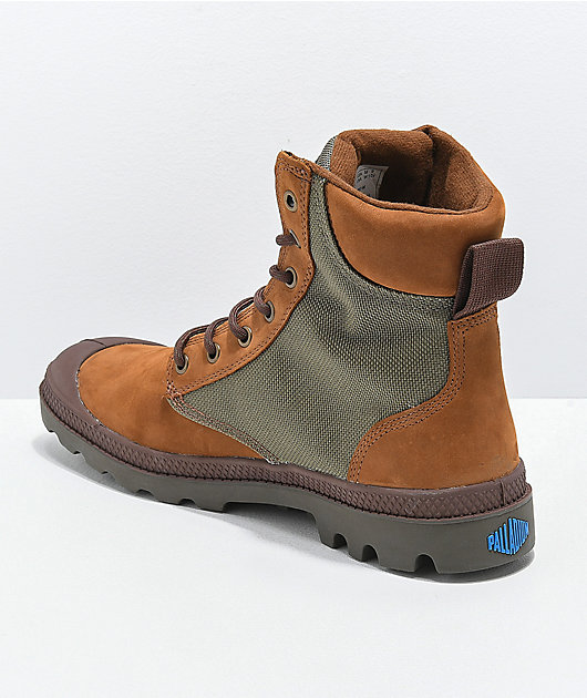 Palladium Pampa Sport Cuff WPN Brown & Moon Grey Boots