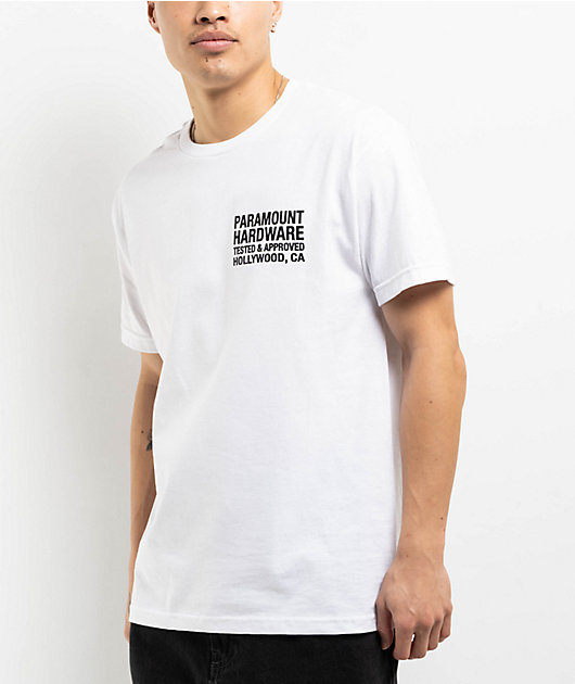 Tシャツ・カットソー LAUGHER PATMAT THE WAY  T-SHIRT WHITE PM4 Vintage Crew T-Shirt, White | Peter Manning NYC