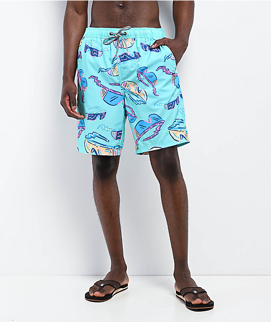Party Pants Blockers Mint Board Shorts | Zumiez