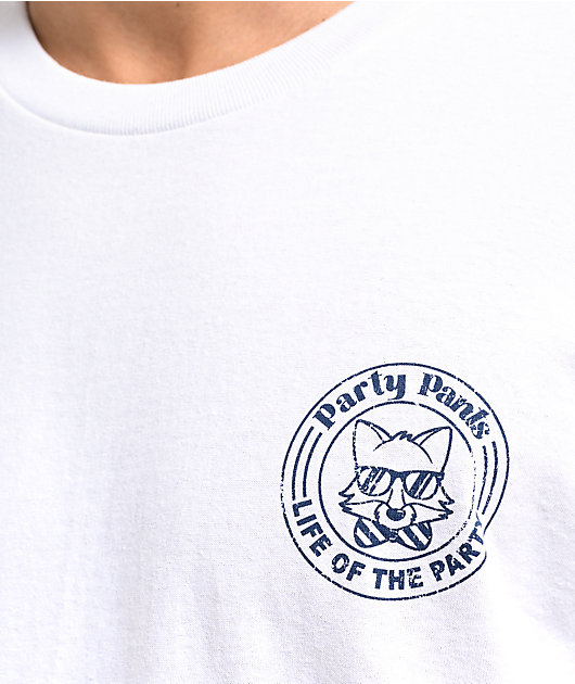 Party Pants Chug Life White T-Shirt