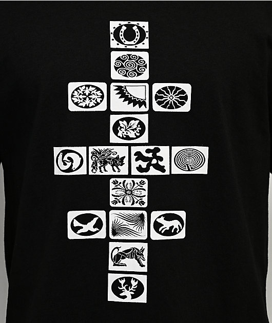 Passport Kollaasi Black T-Shirt