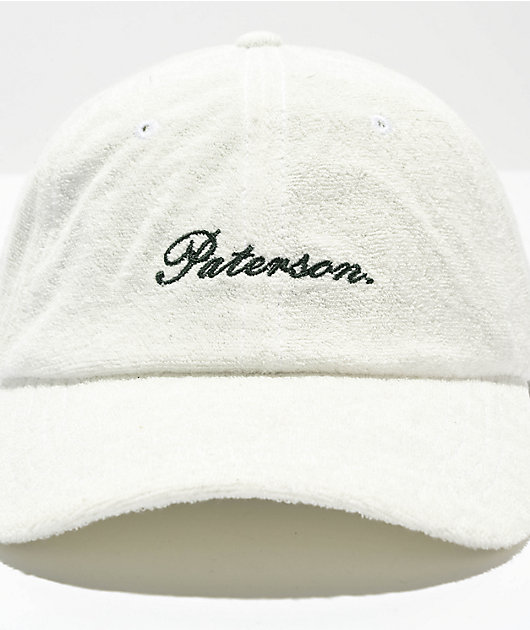 Paterson Core Logo White Terry Strapback Hat Zumiez