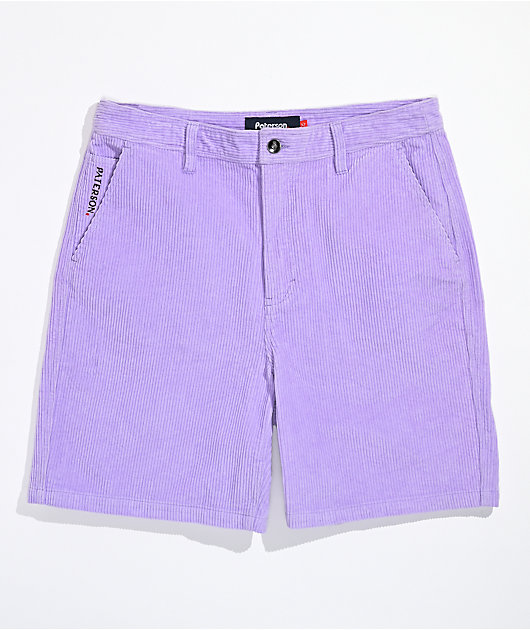 Paterson Lavender Corduroy Shorts