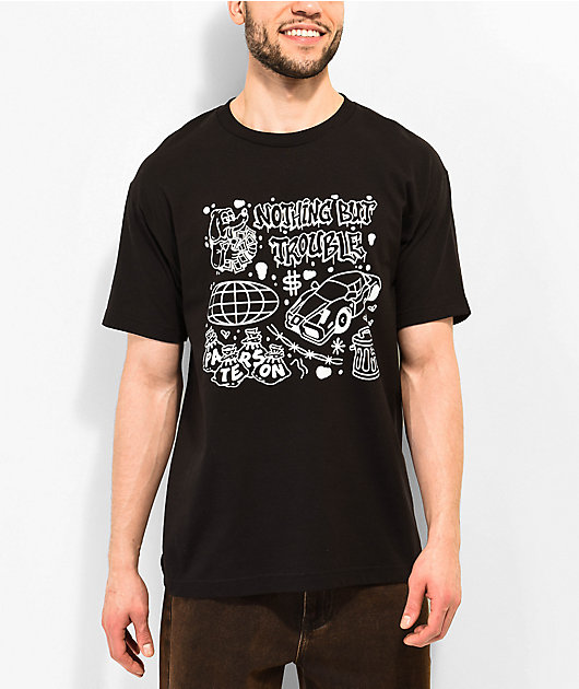 Paterson Nothing But Trouble Black T-Shirt