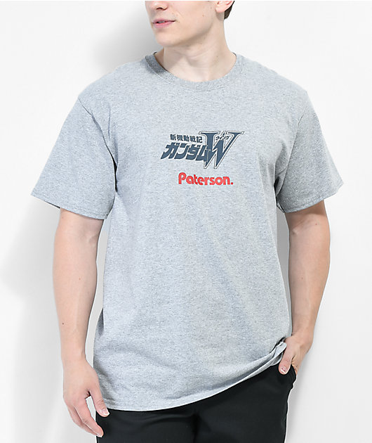 Paterson x Gundam Wing Mercurius Grey T-Shirt 