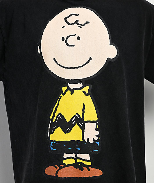 Peanuts Charlie Brown Vintage Black T-Shirt