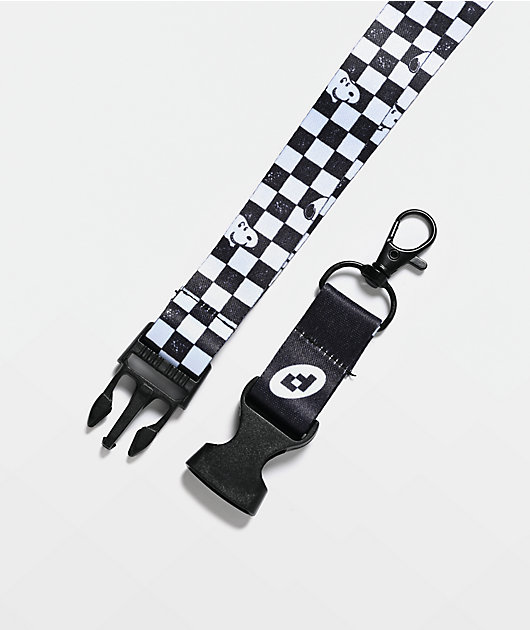 すぬーぴー（確認用） Peanuts Snoopy Checker Lanyard | Zumiez