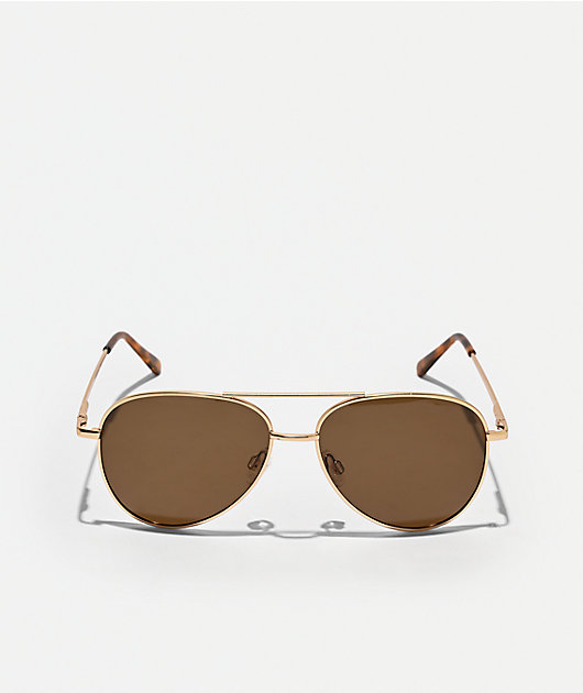 Peepers Ultraviolet Gold Polarized Sunglasses